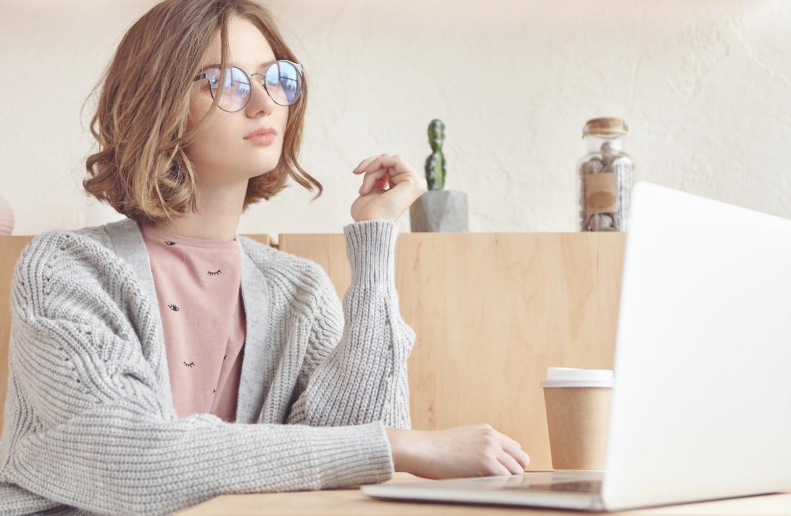 Professional workspace with financial analysis tools